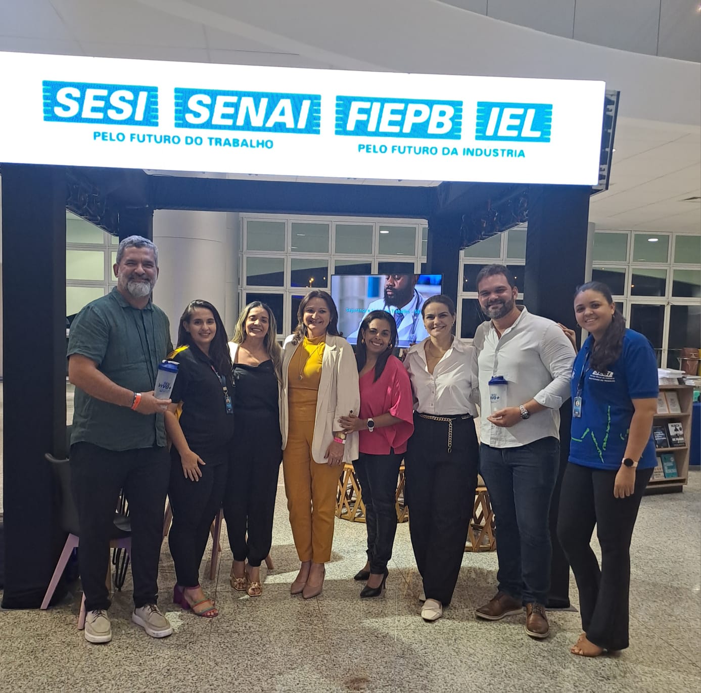 Participantes do SEBRAE Pró Business visitam estande do SESI PB e conhecem a ASSTI