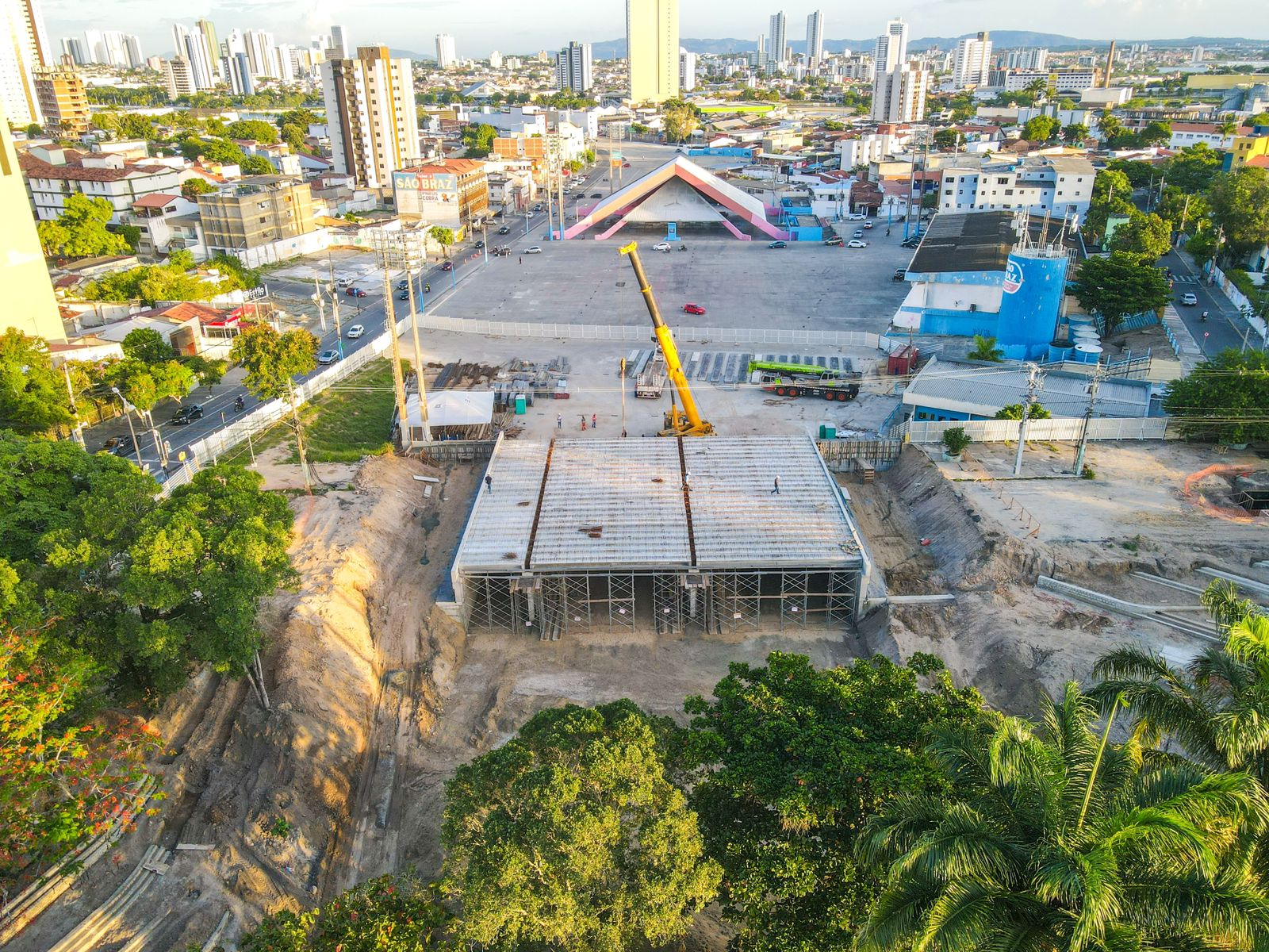 Parque Evaldo Cruz: Instalação e montagem das estruturas da ponte foram concluídas