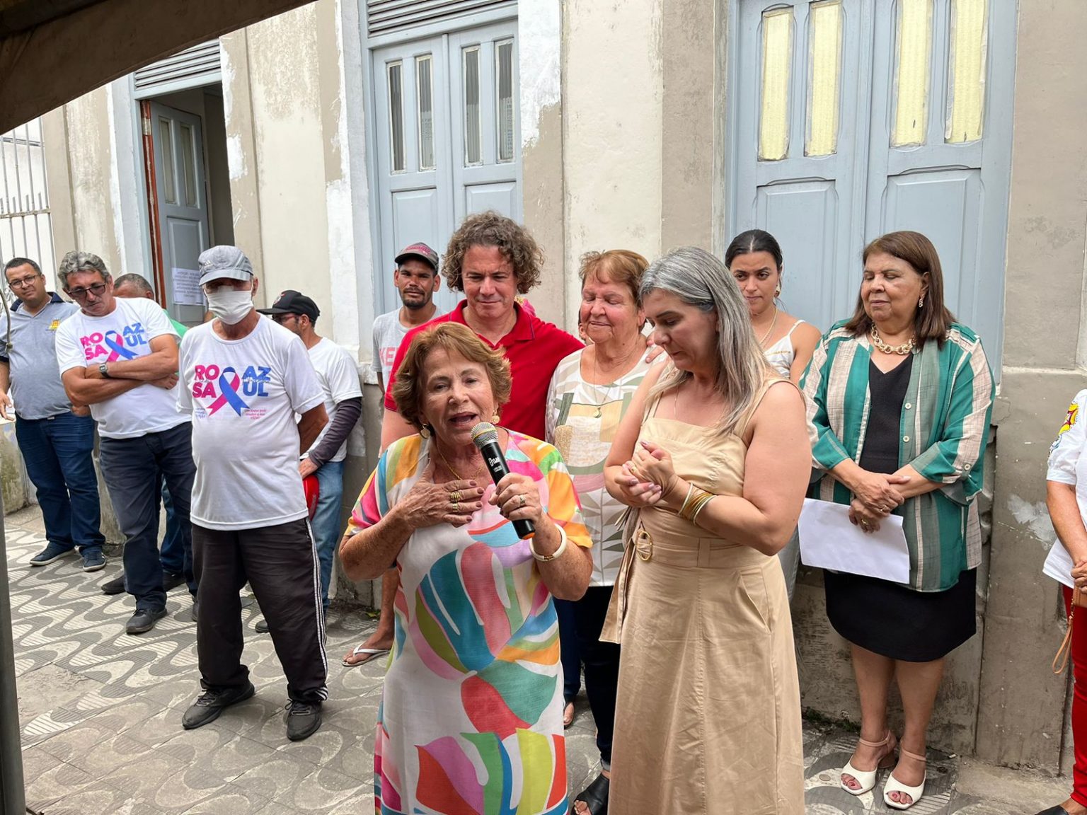 Nilda Gondim se emociona em Areia ao lembrar do compromisso do seu pai com a população