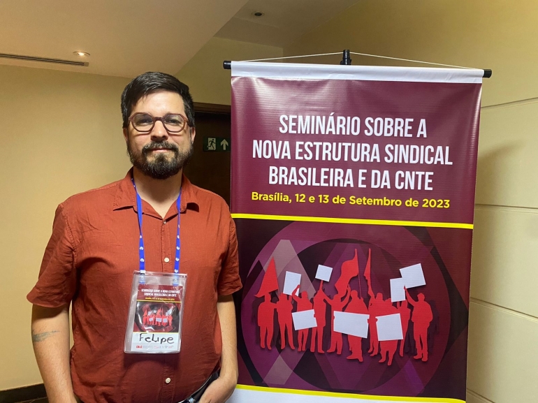 SINTEP PB PARTICIPA DE SEMINÁRIO SOBRE REFORMA E ESTRUTURAÇÃO DAS ORGANIZAÇÕES SINDICAIS PROMOVIDO PELA CNTE