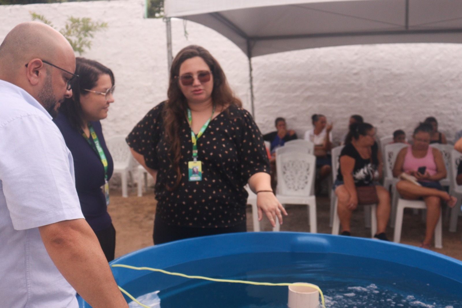 ​PEIXE VERDE: Projeto que envolve o cultivo de peixes e produção de hortaliças foi lançado nesta segunda-feira, em uma das unidades da Semas