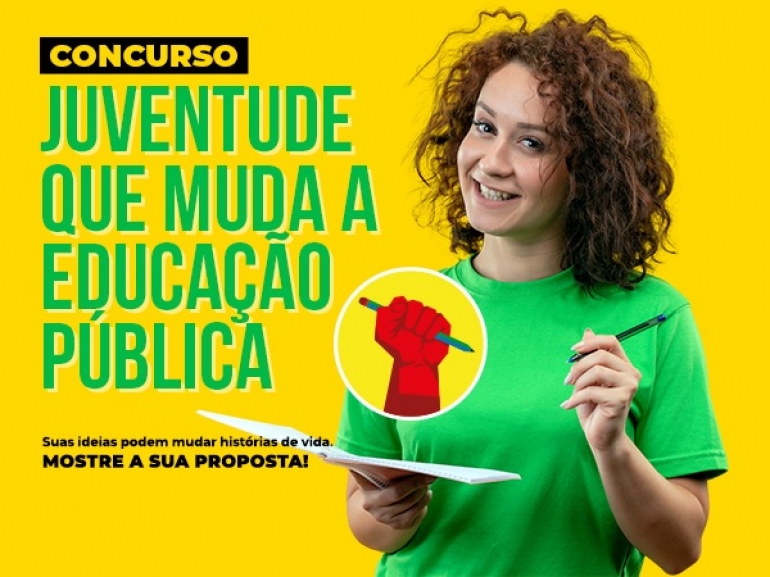 SINTEP PB: CONCURSO DA CNTE VAI LEVAR JOVENS A BRASÍLIA PARA APRESENTAREM PROJETOS DE EDUCAÇÃO