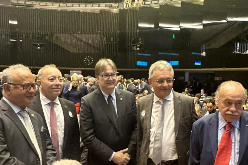 Presidente interino da FIEPB José William Montenegro Leal participa do lançamento da Agenda Legislativa 2024