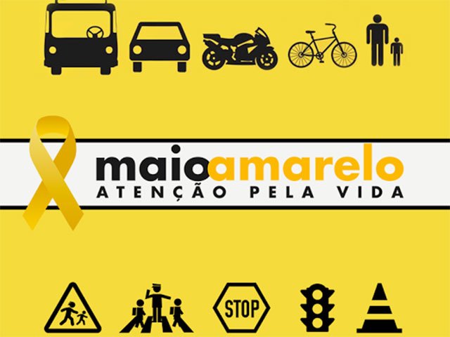 Câmara de Campina Grande apoia campanha Maio Amarelo pela paz no trânsito