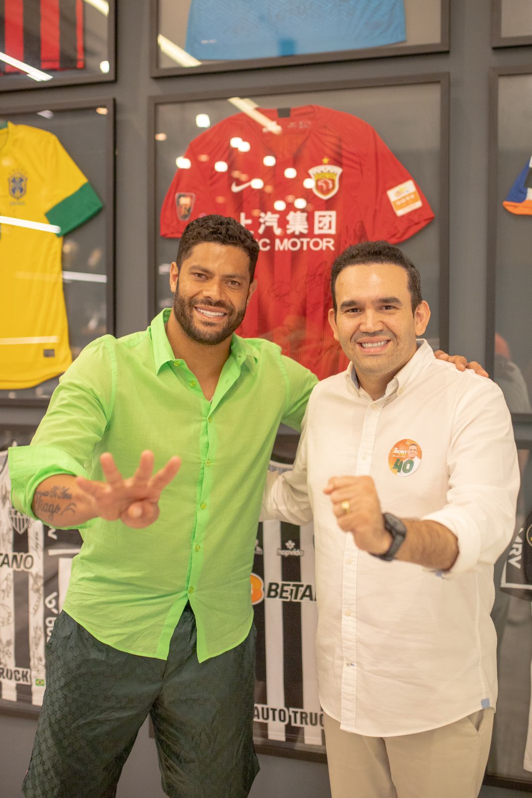 “Quero o melhor para minha cidade”, declara Hulk em apoio a Dr Jhony