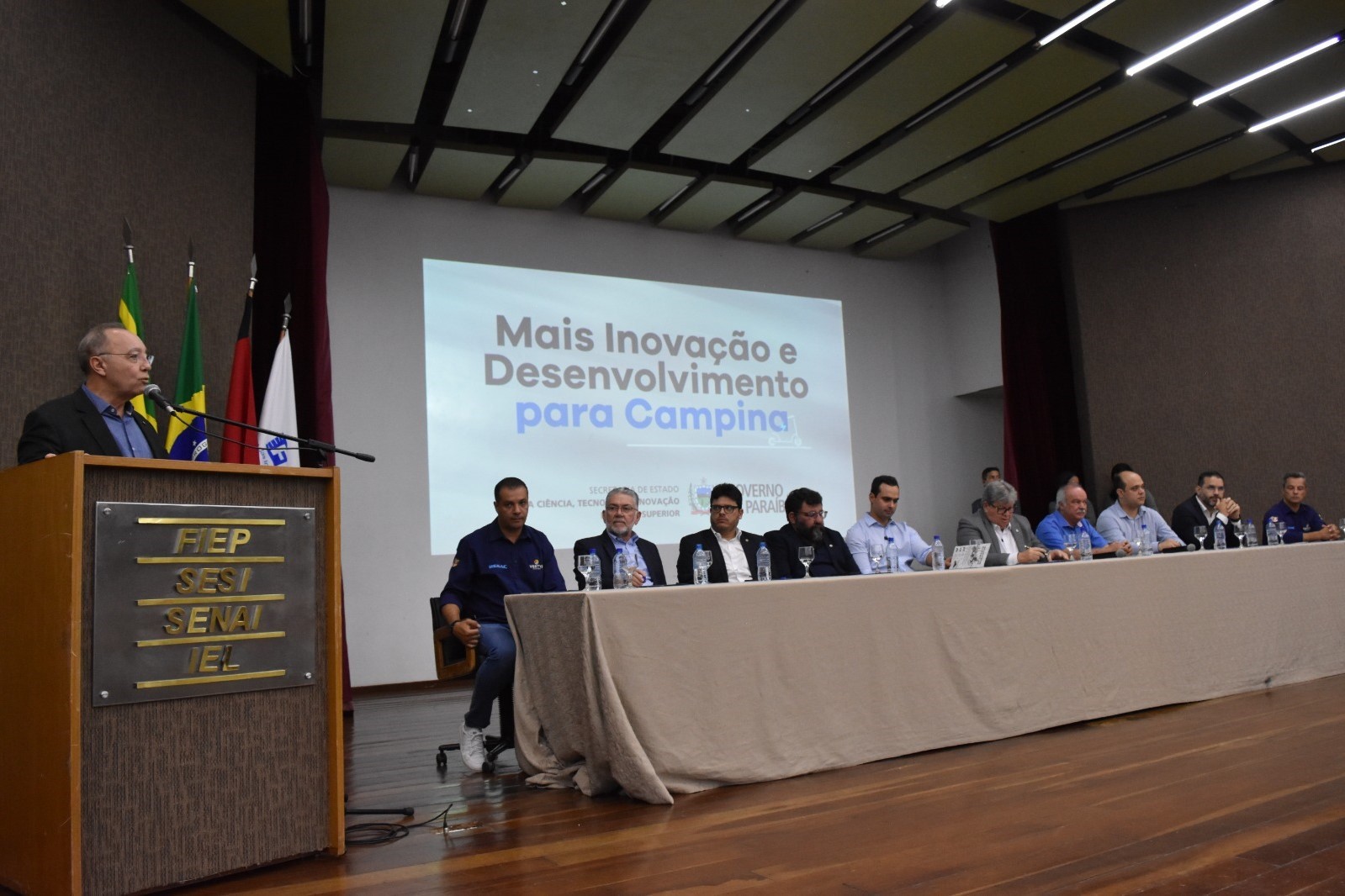 ​Presidente em Exercício da FIEPB, participa de evento com o governador da PB que oficializa a instalação de empresas em Campina Grande