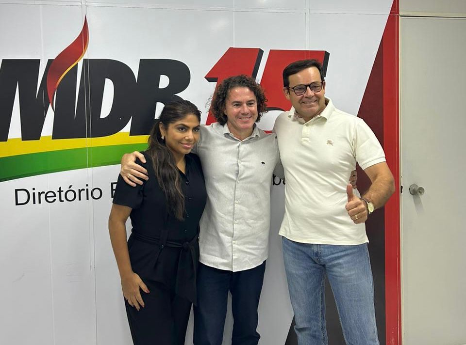 ​Veneziano recebe Priscila Lima e Dr. Ramonilson na sede do MDB e encontro sela união para as eleições de prefeito e vice na cidade de Patos